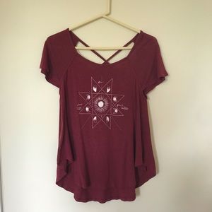 Flowy moon phase shirt
